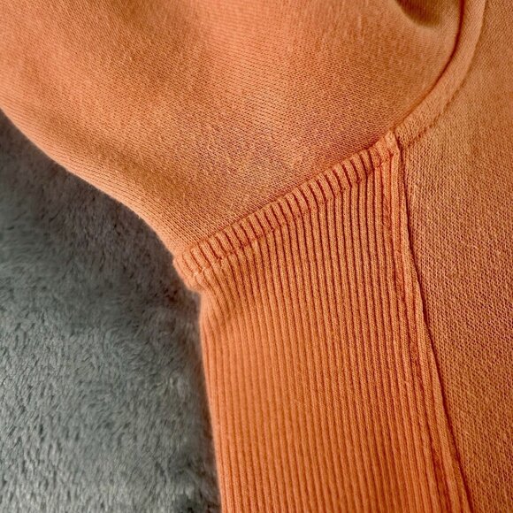 Peloton The Ultimate Lightweight Zip Front Hoodie Size Medium Peach Pockets - Picture 10 of 16